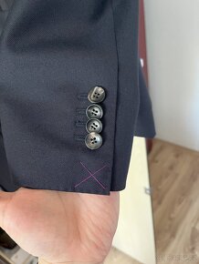 Nový vlněný oblek Suitsupply Havana Navy vel. 50 - 5