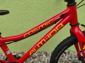 Značkové kolo Author Cosmic 20" (červená/žlutá) - 5