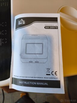 Stolní mini myčka nádobí HOMCOM - 5