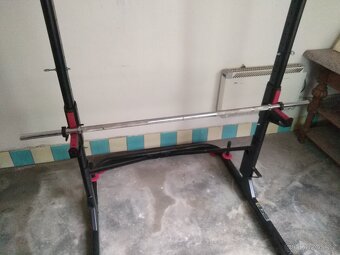 Posilovací hrazda+ Stojan dřepy a bench za top cenu - 5