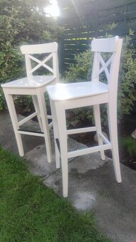 2x barové židle IKEA Ingolf - 5