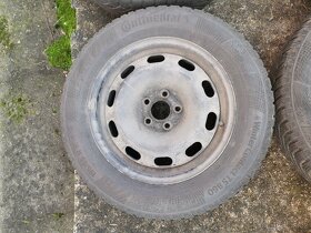 4x zimní kola plech 5x110, 195/65 R15 - 5