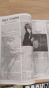 Časopisy Rock Report rok 1993, 1995, 1998, 1999 - 5