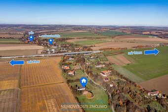 Rozlehlý stavební pozemek, 9536m2, pro rodinné i bytové domy - 5