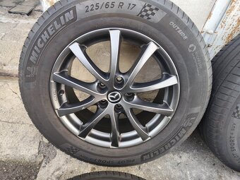 17"letní antracit alu sada 5x114 origo Mazda CX5 CX7 225/65 - 5