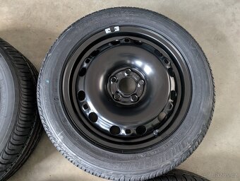 Nepoužitá kompletní kola (disky 5x100+letní pneu 195/55/R15) - 5