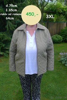 Dámské bundy cca 3XL - 5