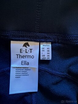 Jezdecké legíny Ella ELT Thermo nové - 5