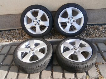 LETNÍ ALU KOLA 5 X 112 225 45 17 PNEU NOVÉ - 5
