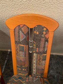 Židle jídelní masivní 4 ks - velmi pěkný stav - 5