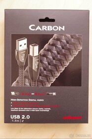 Cassette deck Nakamichi DR-1, USB Audioquest Carbon 1,5m - 5