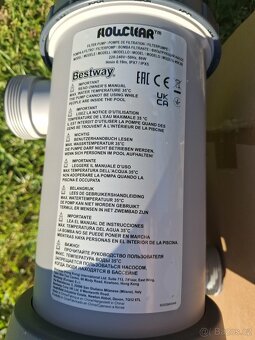 Bazénová kartušová filtrace Bestway 58389 5678 l/hod - 5
