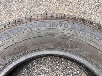 2x 215/70R15C 109/107S,CONTINENTAL VANCONTACT 100 ,LETNÍ-50% - 5