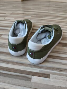 PÁNSKÉ SPORTOVNÍ TENISKY | KHAKI ZELENÁ | TOMMY HILFIGER - 5