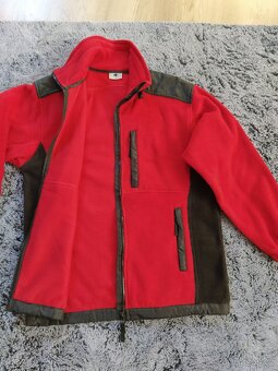 Pánská modrá bunda, vel. L a Dámská červená bunda vel. M - 5