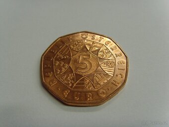 4x pamětní euromince Rakousko 5 euro 2016-2019 - 5