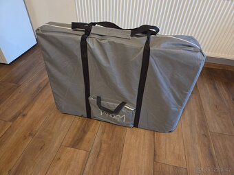 Masérské lehátko černé nastavitelné - 5