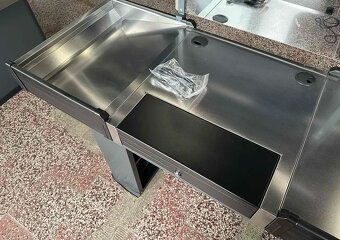 Pokladní boxy bez pojizdného pásu, úžký/široký skluz - 5