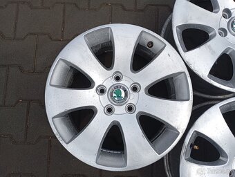 Originální alu kola škoda 5x112 r16 - 5