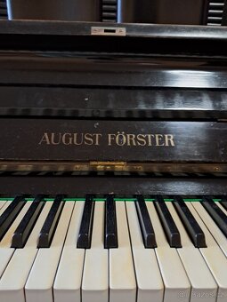 PIANINO August Forster -černé - 5