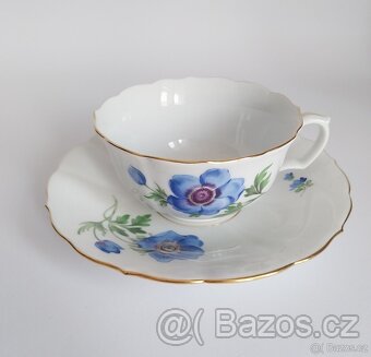 Starožitný porcelánový šálek Míšeň - Meissen - 5