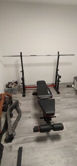 Vzpěračská tyč rovná 220cm/30mm - 5