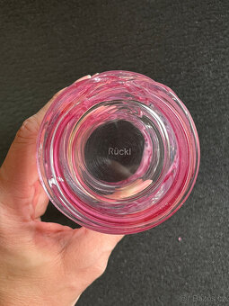 Ruckl Křišťálová váza 15 cm, strukturované sklo - 5