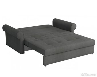 Rozkládací pohovka Clivia Silver III s uložným prostorem - 5