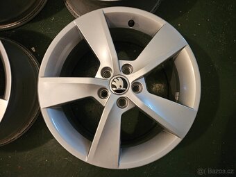 Originální ALU disky 16" ŠKODA EVORA 5x100 ET46 - 5