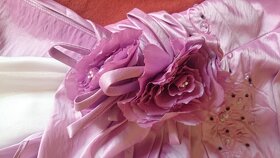 Dlouhé korzetové svatební šaty vel 42 - 5