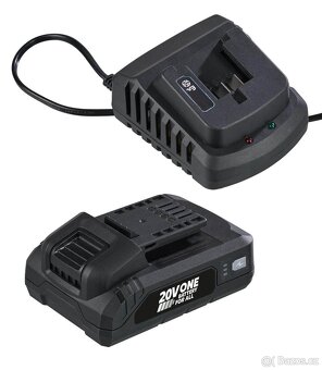 Aku vrtačka s přiklepem/Aku 2Ah/nabíječka/vrtáky/kufřík nové - 5