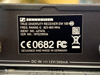 Sennheiser ew100 G3 a mikro 835 - 5
