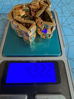 Zlatý náramek 18k - 5