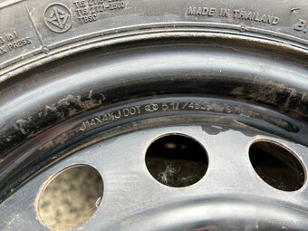 Plechová sada disku s pneu Kia 4x100 R14” - 5