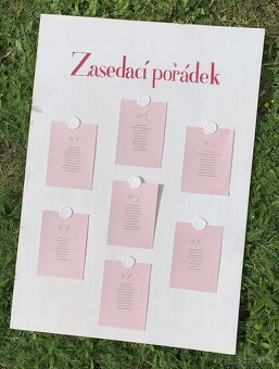 Svatební dekorace-Cedulky na svatbu - 5