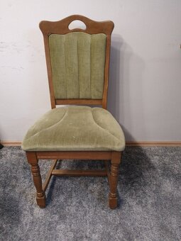 Jídelní židle z masivu 6 ks - 5