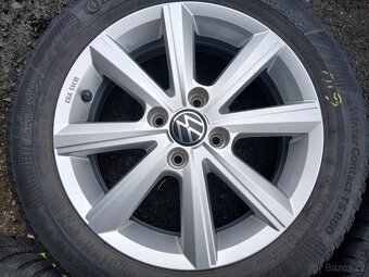 Prodám sadu Orig ALU kol VW 165/65R15 zimní - 5