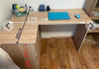 Rohový pracovní stůl - 5