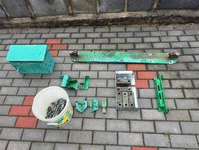 Prodám kovanou bránu s pojezde, branku a plotové dílce - 5