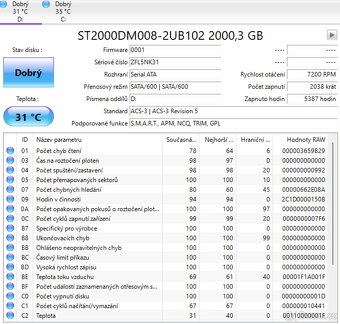 Seagate Barracuda 2TB HDD - 3,5” SATA - 5