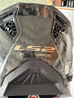 LS2 MX703 C X-FORCE GLOSS CARBON - 5