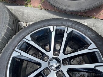 Alu kola orig. VW 5x112 včetně letních pneu 225/45 R17 - 5