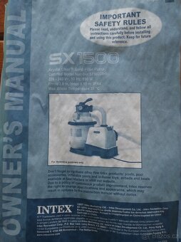 Písková filtrace Intex - 5