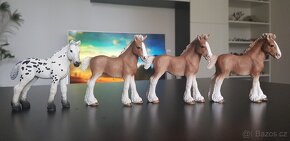 Schleich koně clydesdale, percheron, ardénský kůň, norický k - 5
