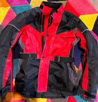 PÁNSKÁ MOTO BUNDA S VÝSTUŽEMI NA MOTORKU XL ENDURO - 5