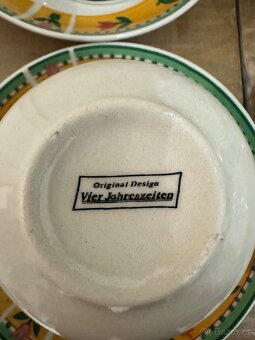 Sada hrnečků s podšálky Vier Jahreszeiten - 5