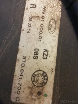 Mlhovky a mrizka nárazníku skoda superb 2 fl - 5