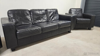 Kožená sedací souprava (3+1+1) - 5