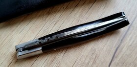 kapesní Damaškový nůž typu BUFFALO LAGUIOLE + kožené pouzdro - 5