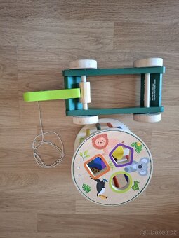 Dřevěná želvička, vkládání tvarů Playtive - 5